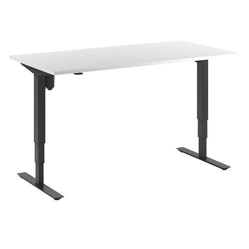 4061753258786 - Schreibtisch Atlanta elektrisch höhenverstellbar gerade BxT 1600 x 800 mm weiß schwarz kaiserkraft 4061753258786 - Schreibtisch Atlanta elektrisch höhenverstellbar gerade BxT 1600 x 800 mm weiß schwarz kaiserkraft