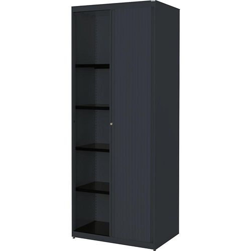 4250633329993 - mauser Querrollladenschrank HxBxT 1956 x 800 x 432 mm Stahlplatte 4 Fachböden anthrazitgrau anthrazitgrau anthrazitgrau 4250633329993 - mauser Querrollladenschrank HxBxT 1956 x 800 x 432 mm Stahlplatte 4 Fachböden anthrazitgrau anthrazitgrau anthrazitgrau