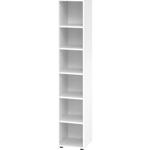 4032062184271 - VERA-ZWO - Büroregal HxBxT 2156 x 400 x 400 mm 6 Ordnerhöhen weiß kaiserkraft