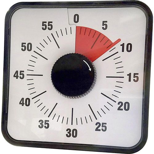 4030275067107 - Meeting-Timer HxBxT 195 x 195 x 32 mm schwarz kaiserkraft