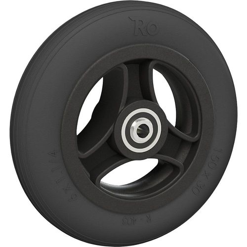 4061753239709 - Speichenrad mit PU-Bereifung Rad-Ø x Breite 150 x 32 mm ab 4 Stk kaiserkraft