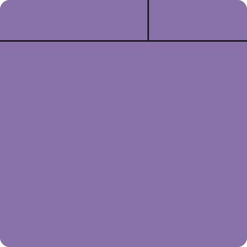 8712752108324 - Haftnotizen magnetisch LxB 75 x 75 mm VE 10 Stk violett kaiserkraft