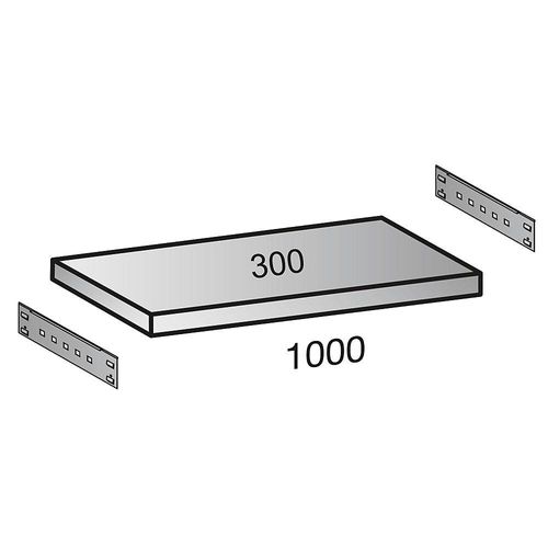 4260035211673 - Fachboden für Industriesteckregal Bodenbreite 1000 mm Tiefe 300 mm kaiserkraft 4260035211673 - Fachboden für Industriesteckregal Bodenbreite 1000 mm Tiefe 300 mm kaiserkraft