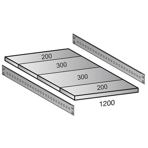 4260035212373 - Fachboden für Industriesteckregal Bodenbreite 1200 mm Tiefe 1000 mm kaiserkraft 4260035212373 - Fachboden für Industriesteckregal Bodenbreite 1200 mm Tiefe 1000 mm kaiserkraft