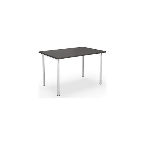 4061753261960 - Mehrzwecktisch DUO-C gerade Platte HxT 700 - 800 x 800 mm Breite 1200 mm dunkelgrau weiß kaiserkraft 4061753261960 - Mehrzwecktisch DUO-C gerade Platte HxT 700 - 800 x 800 mm Breite 1200 mm dunkelgrau weiß kaiserkraft