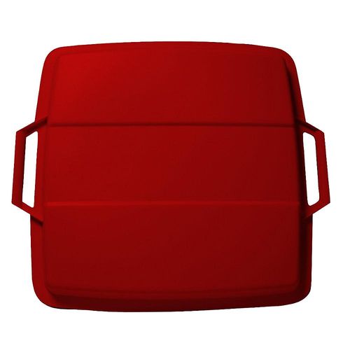 4023122106043 - Steckdeckel mit 2 Handgriffen für Inhalt 90 l lose aufliegend rot kaiserkraft