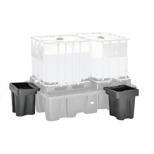 5055644204562 - Abfüllvorsatz aus PE LxBxH 590 x 640 x 670 mm Auffangvolumen 100 l kaiserkraft