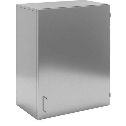 4021177029812 - Reinraum-Wandhängeschrank aus Edelstahl 1 Flügeltür Breite 600 mm kaiserkraft