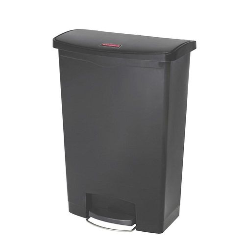 0086876224597 - Tretabfalleimer Slim Jim® Step-On PE 90l 570x3528x8255mm schwarz 0086876224597 Rubbermaid