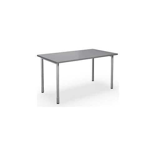 4061753262110 - Mehrzwecktisch DUO-C gerade Platte HxT 700 - 800 x 800 mm Breite 1400 mm lichtgrau silber kaiserkraft 4061753262110 - Mehrzwecktisch DUO-C gerade Platte HxT 700 - 800 x 800 mm Breite 1400 mm lichtgrau silber kaiserkraft