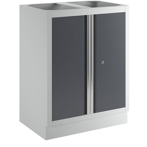 4260563724874 - Flügeltür-Unterschrank HxBxT 910 x 680 x 460 mm inklusive 1 Fachboden kaiserkraft 4260563724874 - Flügeltür-Unterschrank HxBxT 910 x 680 x 460 mm inklusive 1 Fachboden kaiserkraft