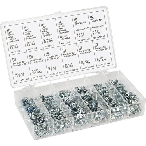 4103810160905 - Schmiernippel-Sortimentskasten 140 Stück 215 mm 1 St - Pressol