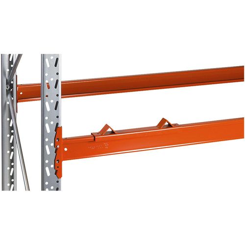 4061753270917 - Fassauflage für Palettenregale Space zum Aufstellen auf die Traverse orange kaiserkraft