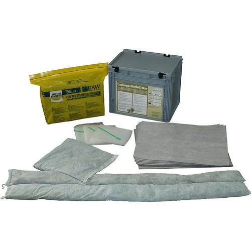 4052469005214 - Leckage-Notfallset Absorberkonzentrat Bindevliestücher Saugschläuche Saugkissen Entsorgungsbeutel kaiserkraft