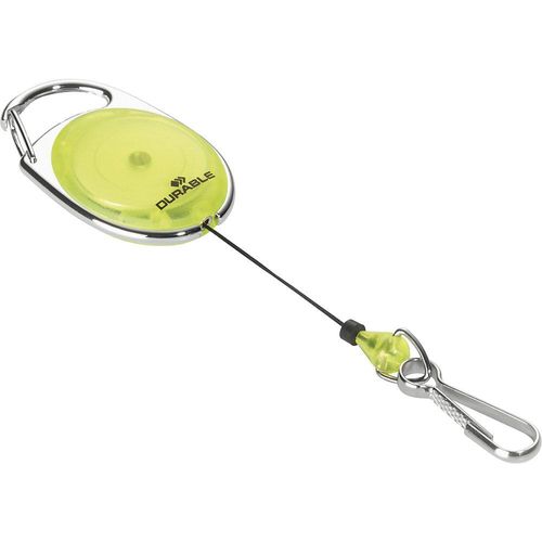 4005546806532 - DURABLE Ausweishalter JOJO STYLE mit Federhaken VE 20 Stk gelb