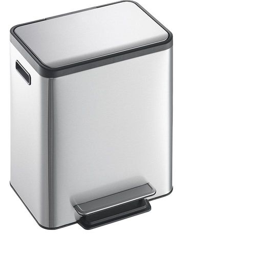 4061753281517 - EKO Tretabfallsammler Volumen 2 x 15 l BxHxT 404 x 492 x 321 mm Edelstahl 2fach-Sammler 4061753281517 - EKO Tretabfallsammler Volumen 2 x 15 l BxHxT 404 x 492 x 321 mm Edelstahl 2fach-Sammler