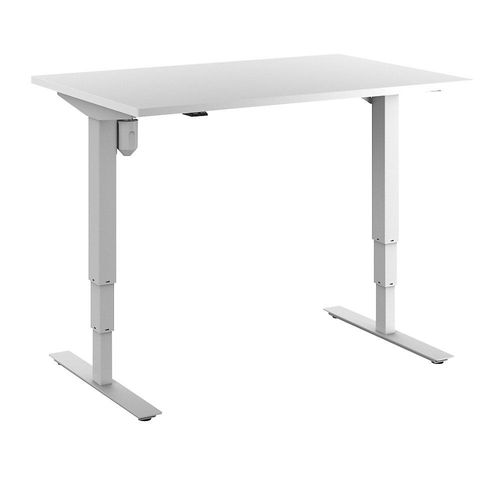 4061753258441 - Schreibtisch Atlanta elektrisch höhenverstellbar gerade BxT 1200 x 800 mm weiß weiß kaiserkraft 4061753258441 - Schreibtisch Atlanta elektrisch höhenverstellbar gerade BxT 1200 x 800 mm weiß weiß kaiserkraft
