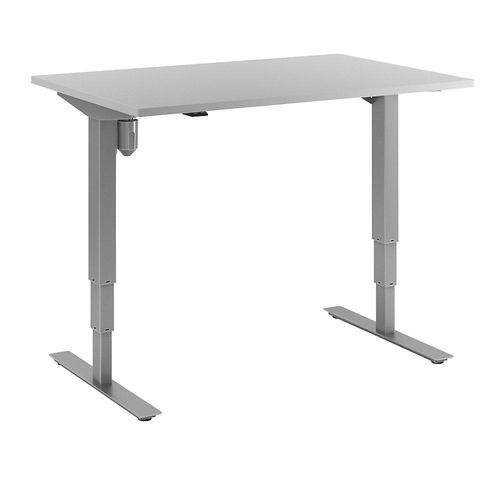4061753258465 - Schreibtisch Atlanta elektrisch höhenverstellbar gerade BxT 1200 x 800 mm lichtgrau silber kaiserkraft 4061753258465 - Schreibtisch Atlanta elektrisch höhenverstellbar gerade BxT 1200 x 800 mm lichtgrau silber kaiserkraft