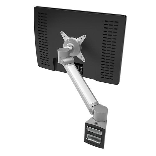 0805410585129 - Monitorarm Viewlite Schiene 512 Tiefeneinstellung gekuppelt bis 8 kg pro Monitor Aluminium silber 0805410585129 Dataflex