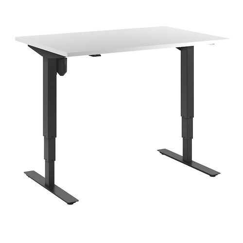 4061753258427 - Schreibtisch Atlanta elektrisch höhenverstellbar gerade BxT 1200 x 800 mm weiß schwarz kaiserkraft 4061753258427 - Schreibtisch Atlanta elektrisch höhenverstellbar gerade BxT 1200 x 800 mm weiß schwarz kaiserkraft