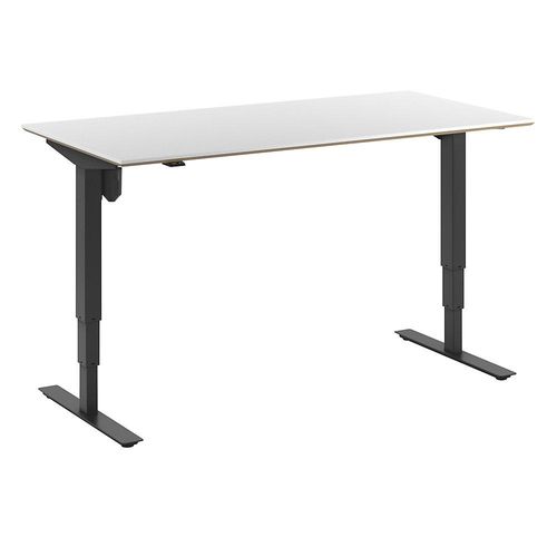 4061753261571 - Schreibtisch Atlanta Trend elektrisch höhenverstellbar gerade BxT 1600 x 800 mm weiß schwarz kaiserkraft 4061753261571 - Schreibtisch Atlanta Trend elektrisch höhenverstellbar gerade BxT 1600 x 800 mm weiß schwarz kaiserkraft