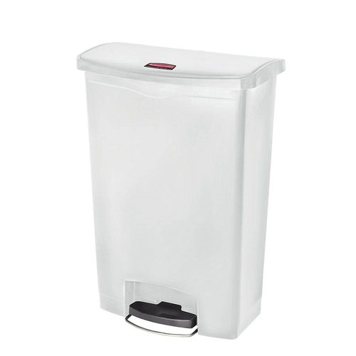 0086876224054 - Tretabfallsammler SLIM JIM® Volumen 90 l BxHxT 353 x 826 x 570 mm fahrbar weiß 0086876224054 - Tretabfallsammler SLIM JIM® Volumen 90 l BxHxT 353 x 826 x 570 mm fahrbar weiß