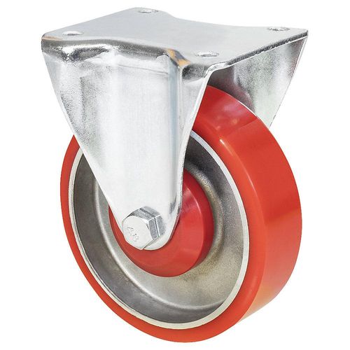 4001073218633 - Transportgeräte-Schwerlast-Bockrollen Rad-Ø 125 mm VE 2 Stk Bockrolle Wagner