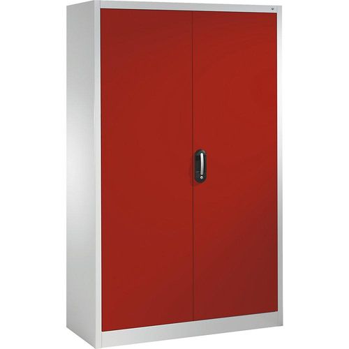 4069361485532 - ACURADO Universalschrank BxT 1200 x 500 mm lichtgrau   feuerrot C+P