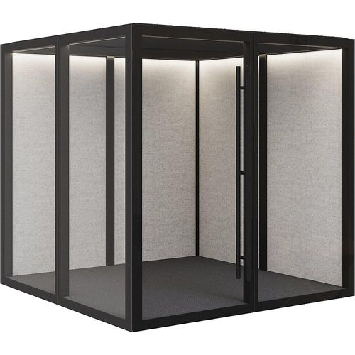 7332835765384 - Meetingbox Zen Pod Essentials HxBxT 2310 x 2320 x 2320 mm Large Textil Aluminium Glas kaiserkraft 7332835765384 - Meetingbox Zen Pod Essentials HxBxT 2310 x 2320 x 2320 mm Large Textil Aluminium Glas kaiserkraft