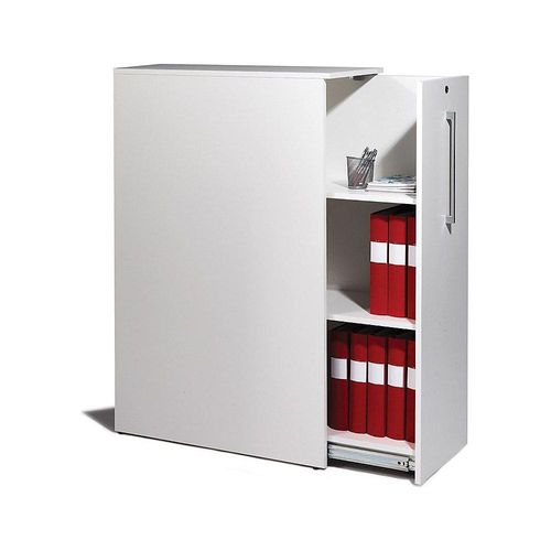 5905745101386 - Hoch-Auszugschrank Seattle HxBxT 1250 x 400 x 800 mm rechts weiß gebürstet kaiserkraft 5905745101386 - Hoch-Auszugschrank Seattle HxBxT 1250 x 400 x 800 mm rechts weiß gebürstet kaiserkraft