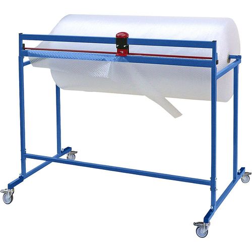 4251924710971 - Abrollständer mit Schneidevorrichtung fahrbar für Rollenbreite 1250 mm H 1160 mm ab 10 Stk ratioform
