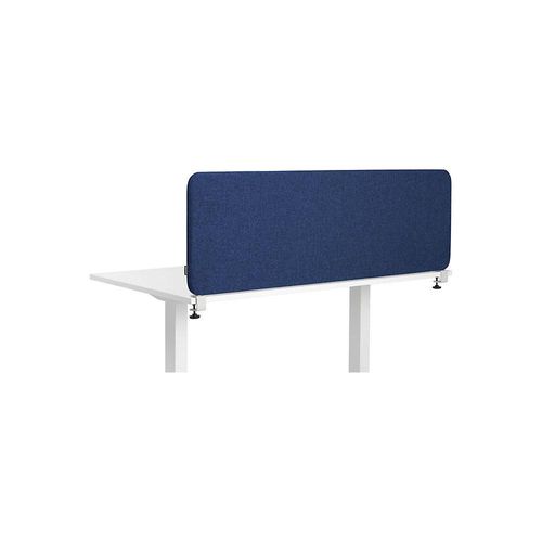7332835396557 - Akustik-Tischtrennwand Softline Salsa top montiert Höhe 450 mm Textil Breite 600 mm blau kaiserkraft
