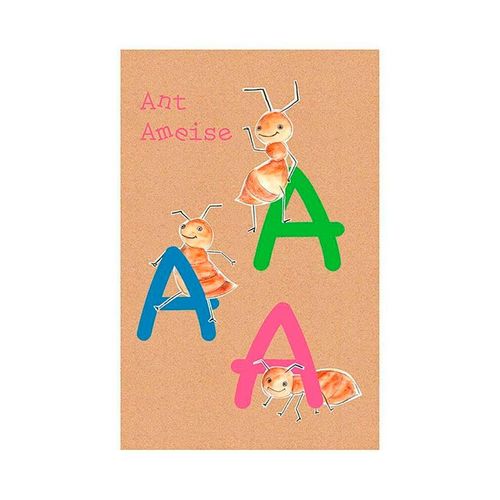 4055065155390 - Bild KOMAR ABC Animal A bunt (farbe bild(er) bunt) B50cm H70cm Papier Holz Bilder Wandbild zur Dekoration - ohne Rahmen