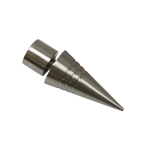 5050685111640 - Gardinenstangen-Endstück Spitze Gardinenstangenendstücke Gr 2 St silberfarben (edelstahlfarben) Gardinenstangen-Endstücke Gardinenstangenendstücke Serie Einzelprogramm Chicago Ø 20 mm 5050685111640 - Gardinenstangen-Endstück Spitze Gardinenstangenendstücke Gr 2 St silberfarben (edelstahlfarben) Gardinenstangen-Endstücke Gardinenstangenendstücke Serie Einzelprogramm Chicago Ø 20 mm