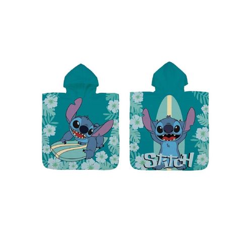 5407010074727 - Lilo & Stitch Kinder-Kapuzenhandtuch Badeponcho Bequem und Stylisch