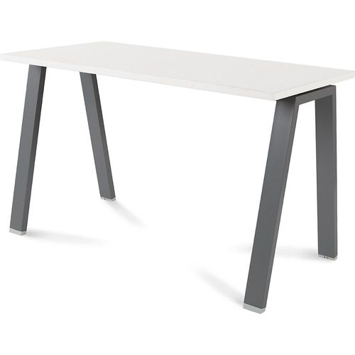 8427951003201 - Schreibtisch BLANCA Höhe 740 mm Gestell A-Form BxT 1200 x 600 mm weiß anthrazit kaiserkraft 8427951003201 - Schreibtisch BLANCA Höhe 740 mm Gestell A-Form BxT 1200 x 600 mm weiß anthrazit kaiserkraft