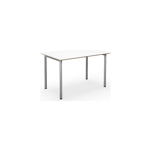 4061753267443 - Mehrzwecktisch DUO-C Trend gerade Platte Tiefe 800 mm Breite 1200 mm weiß silber kaiserkraft 4061753267443 - Mehrzwecktisch DUO-C Trend gerade Platte Tiefe 800 mm Breite 1200 mm weiß silber kaiserkraft