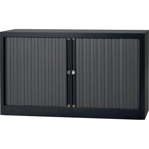 5020073755992 - BISLEY Euro-Rollladenschrank Breite 1200 mm 1 Fachboden schwarz