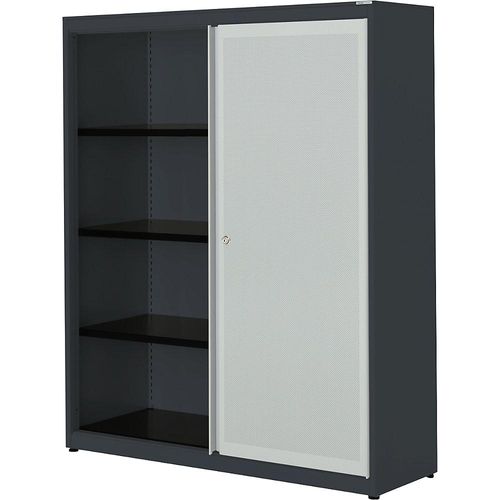 4250633331996 - mauser Schiebetürenschrank akustisch wirksam Stahlplatte HxBxT 1516 x 1200 x 432 mm 3 Fachböden anthrazitgrau lichtgrau anthrazitgrau 4250633331996 - mauser Schiebetürenschrank akustisch wirksam Stahlplatte HxBxT 1516 x 1200 x 432 mm 3 Fachböden anthrazitgrau lichtgrau anthrazitgrau