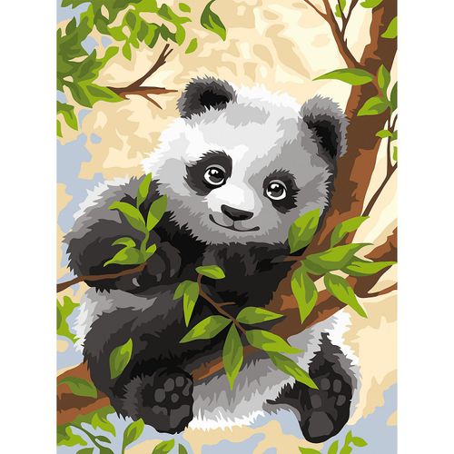 4778004520041 - Malen nach Zahlen Panda 30 x 40 cm