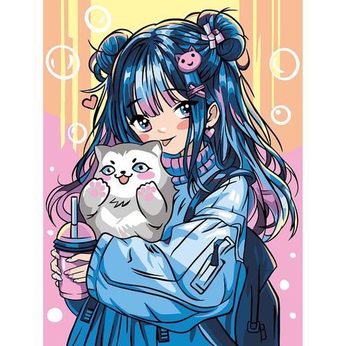 4778004521659 - Malen nach Zahlen Manga 30 x 40 cm 4778004521659 - Malen nach Zahlen Manga 30 x 40 cm