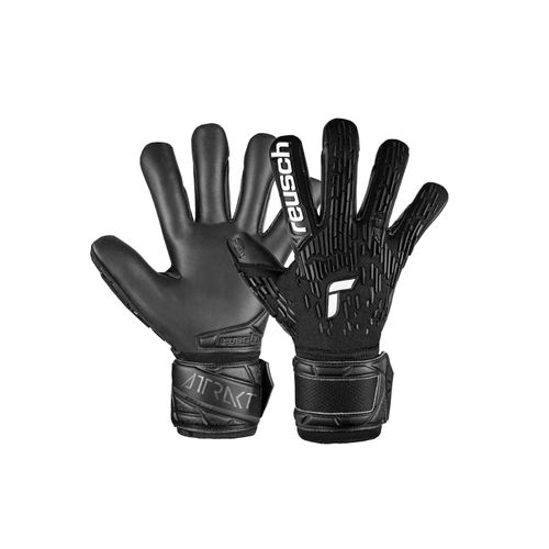 4060485480717 - Torwarthandschuhe REUSCH Attrakt Freegel Infinity Finger Support Damen Gr 10 schwarz 56% Elastodien 30% Polyester 8% Polypropylen 3% Polyurethan mehrfarbig Sportlich Handschuhe mit Evolution Negative Cut