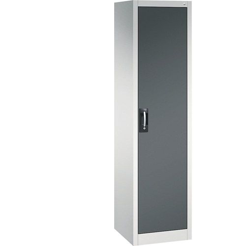 4064615418939 - Werkstatt-Flügeltürschrank HxBxT 1950 x 502 x 500 mm lichtgrau   anthrazitgrau C+P