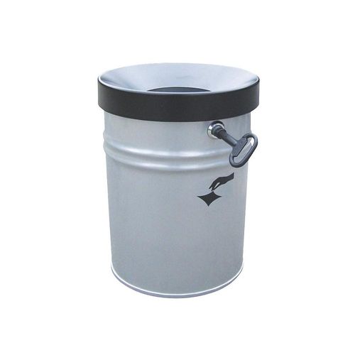 4260058015227 - Wandabfallbehälter abschließbar Volumen 24 l HxØ 370 x 295 mm neusilber kaiserkraft 4260058015227 - Wandabfallbehälter abschließbar Volumen 24 l HxØ 370 x 295 mm neusilber kaiserkraft