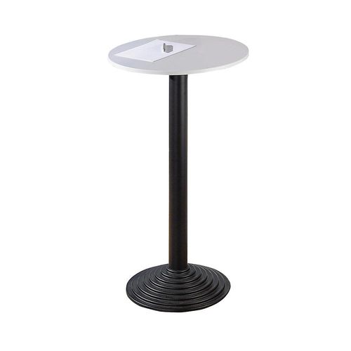 3700245510032 - Bistrotisch mit Gusseisenfuß 1 Tischplatte lichtgrau Säule schwarz kaiserkraft 3700245510032 - Bistrotisch mit Gusseisenfuß 1 Tischplatte lichtgrau Säule schwarz kaiserkraft