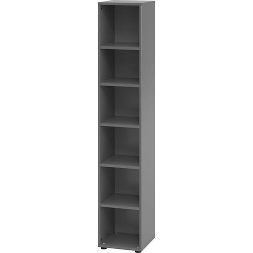 4032062184288 - VERA-ZWO - Büroregal HxBxT 2156 x 400 x 400 mm 6 Ordnerhöhen graphit kaiserkraft