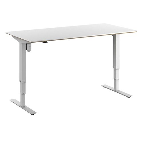 4061753261588 - Schreibtisch Atlanta Trend elektrisch höhenverstellbar gerade BxT 1600 x 800 mm weiß weiß kaiserkraft