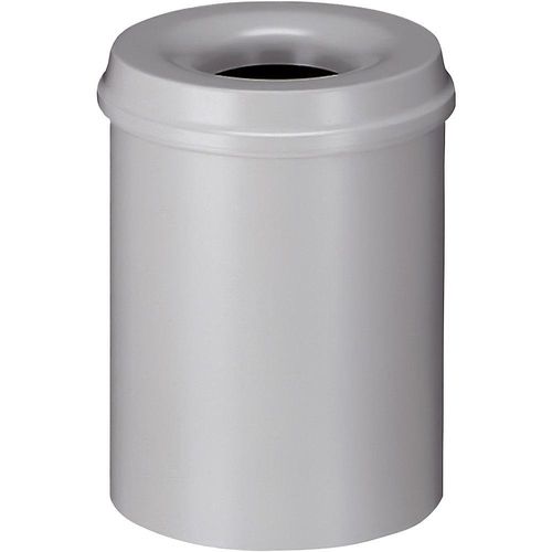 8713631001200 - Sicherheits-Papierkorb Stahl selbstlöschend Volumen 15 l HxØ 360 x 255 mm Korpus grau Löschkopf grau kaiserkraft 8713631001200 - Sicherheits-Papierkorb Stahl selbstlöschend Volumen 15 l HxØ 360 x 255 mm Korpus grau Löschkopf grau kaiserkraft