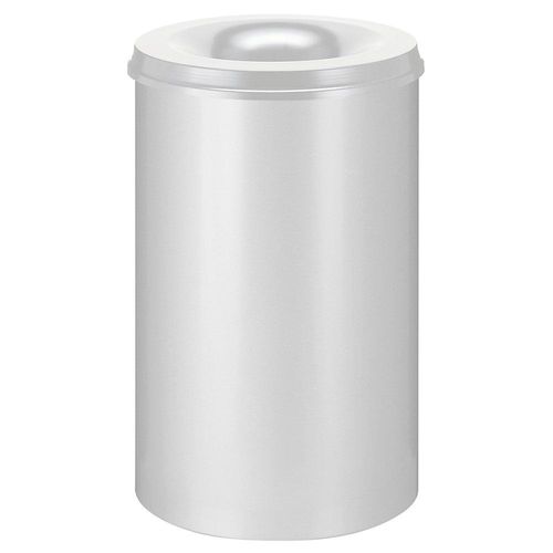 8713631002177 - Sicherheits-Papierkorb Stahl selbstlöschend Volumen 110 l HxØ 720 x 470 mm Korpus grau Löschkopf grau kaiserkraft 8713631002177 - Sicherheits-Papierkorb Stahl selbstlöschend Volumen 110 l HxØ 720 x 470 mm Korpus grau Löschkopf grau kaiserkraft