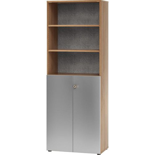 4032062179598 - ANNY-AC - Kombischrank mit Akustik-Rückwand 5 Fachböden 2 Flügeltüren Nussbaum-Dekor kaiserkraft 4032062179598 - ANNY-AC - Kombischrank mit Akustik-Rückwand 5 Fachböden 2 Flügeltüren Nussbaum-Dekor kaiserkraft